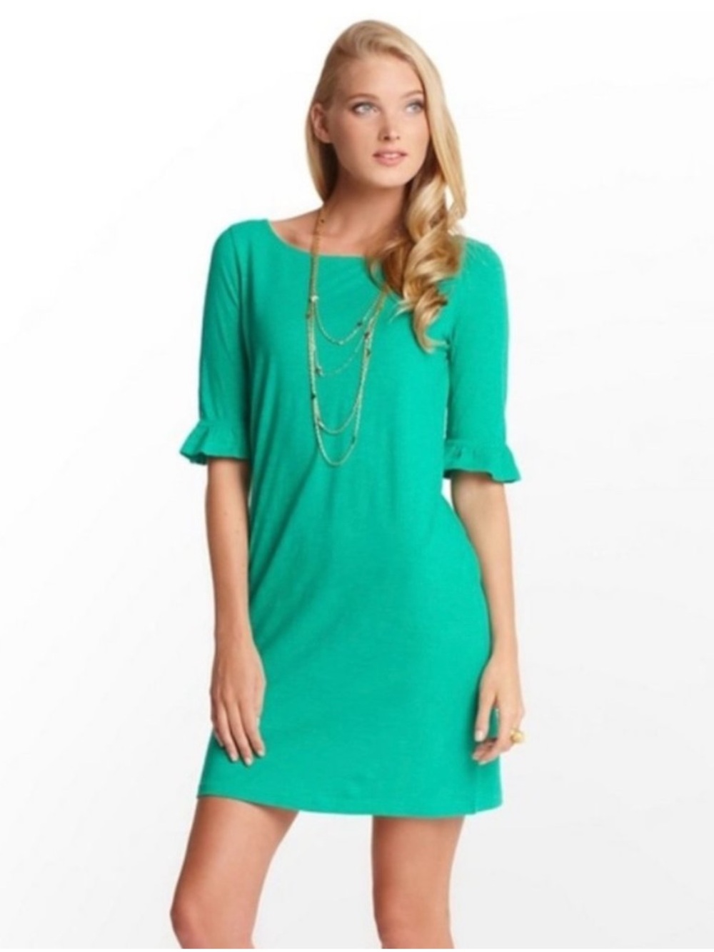 Lilly Pulitzer Somerset Dress in Emerald Green